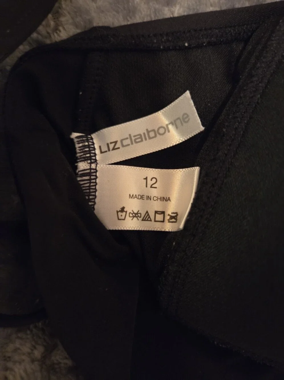 Liz Claiborne Classic Black Swimsuit